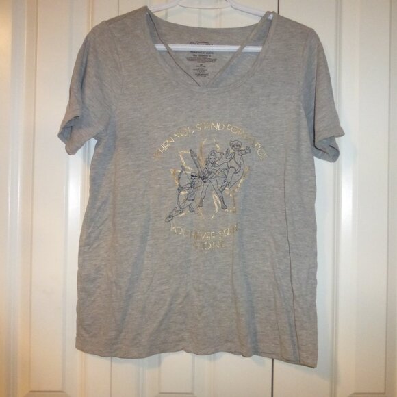 HER UNIVERSE She-Ra light gray graphic shirt - Picture 7 of 8